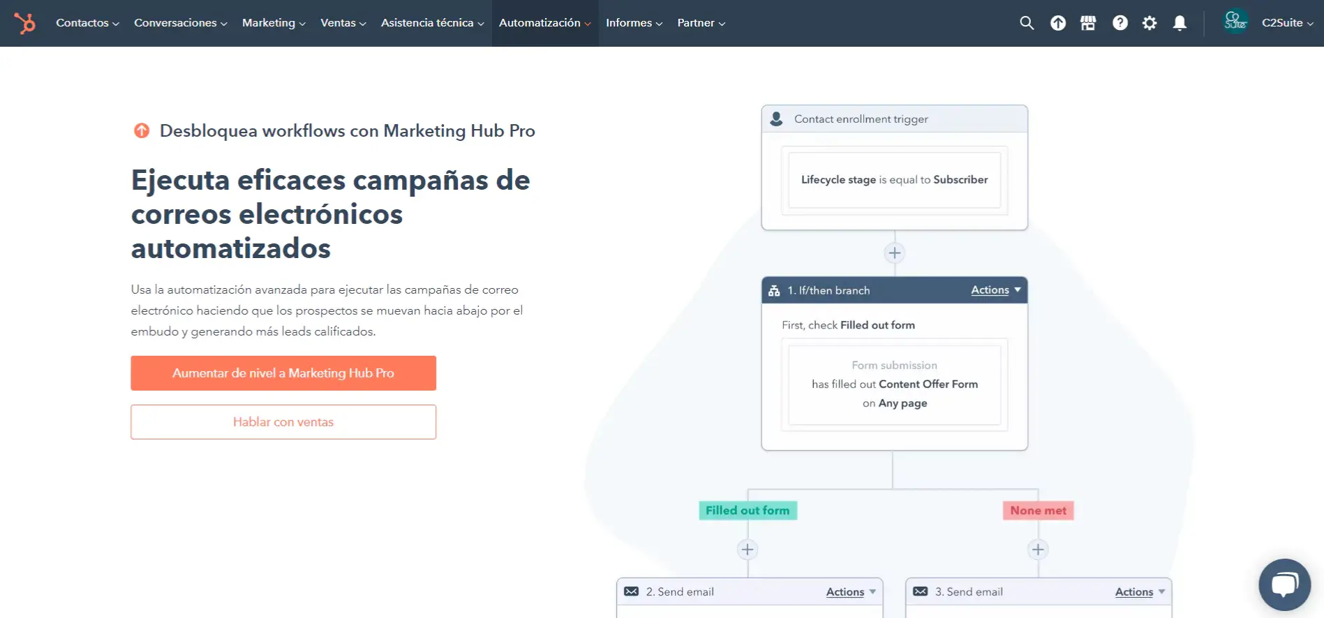 Workflows - Automatizaciones con Hubspot